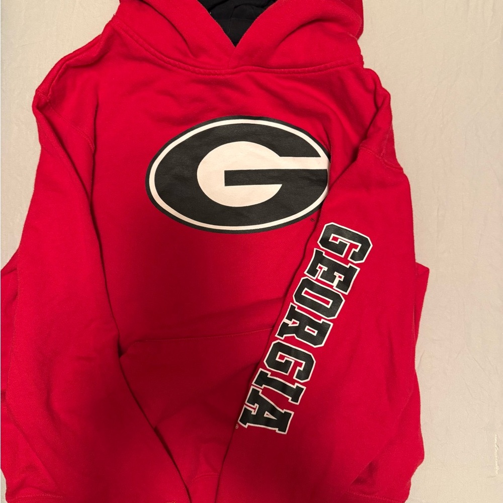 Colosseum Red and Black Youth Hoodie